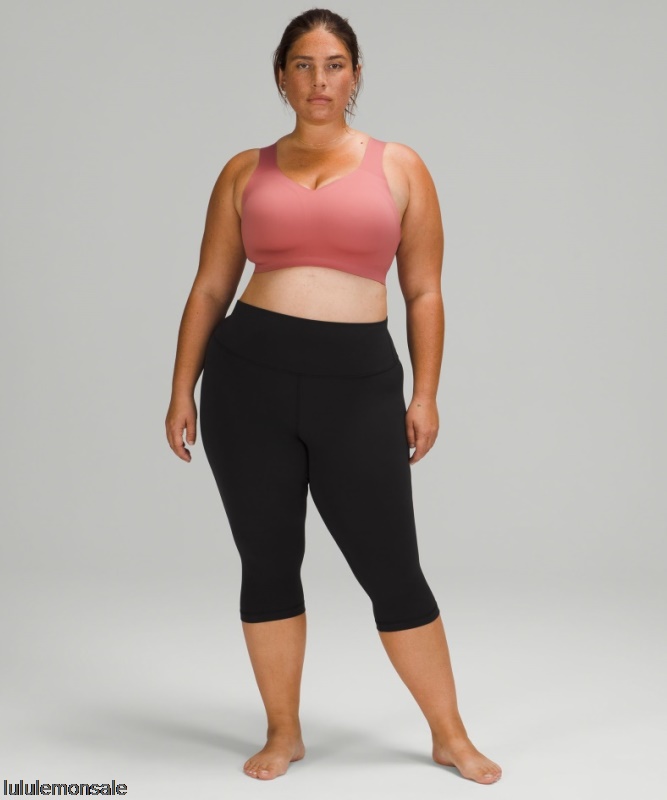 Lululemon Damen DELULU111 | Ausrichten Hochhaus Crop 17 Schwarz